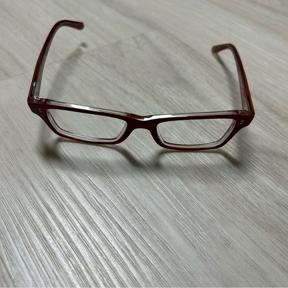 Rayban Ray-Ban eyeglasses glasses 
5225 5186 52 17 140 burgundy frame no‎ lens - Picture 3 of 7
